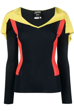 Jean Paul Gaultier Maglione con design color-block anni 2000