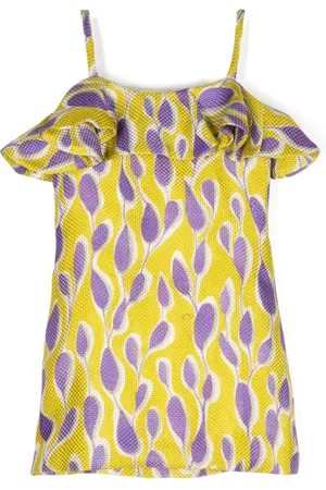 Little Bambah Abito con motivo jacquard