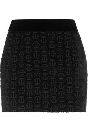 Philipp Plein Minigonna con monogramma
