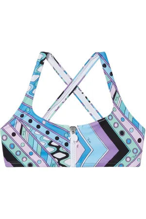 Puccini Top bikini con stampa Vivara
