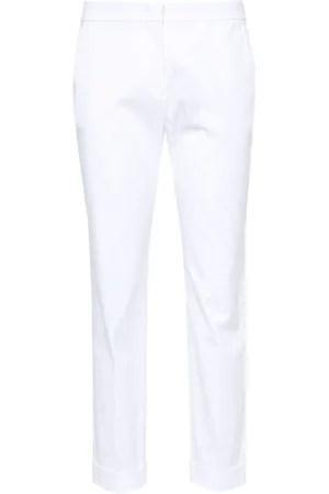 Etro Pantaloni crop in cotone elasticizzato
