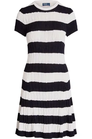 Ralph Lauren Abito midi a righe