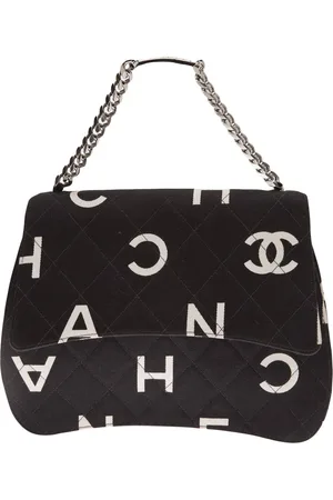 CHANEL 1996-1997 printed jersey bag