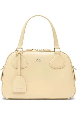 Courrèges Borsa tote con placca logo