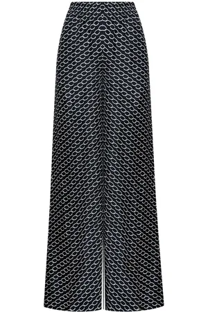 Oscar de la Renta Pantaloni Small Oscar con stampa catena