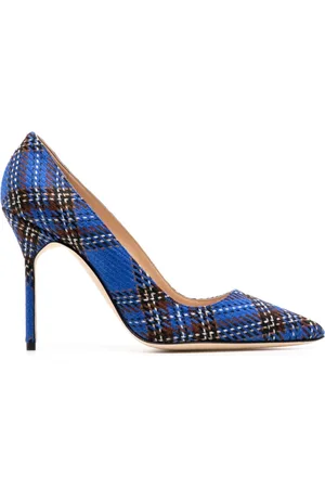 Manolo Blahnik Pumps tartan