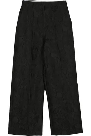 Essentiel Antwerp Pantaloni a palazzo Fling a fiori jacquard