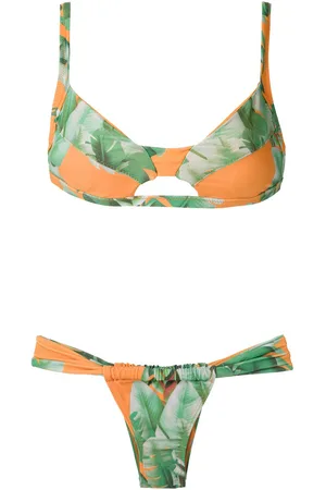 AMIR SLAMA Bikini con stampa