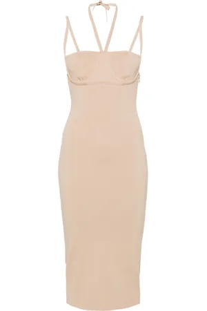 ANDREADAMO Abito midi con scollo all