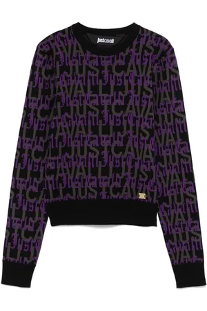 Maglione Gothic con logo jacquard