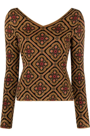 Etro Maglione a fiori jacquard