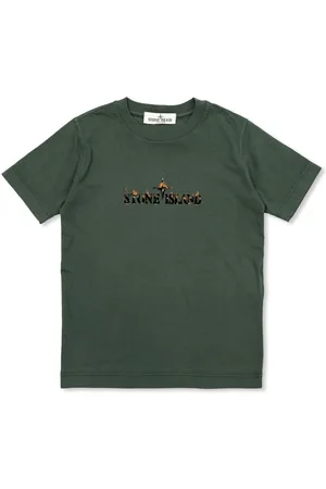 Stone Island T-shirt con stampa Compass