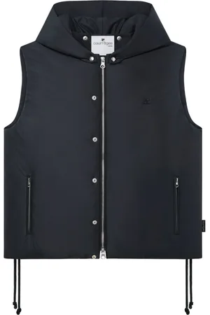 Courrèges Gilet imbottito con applicazione
