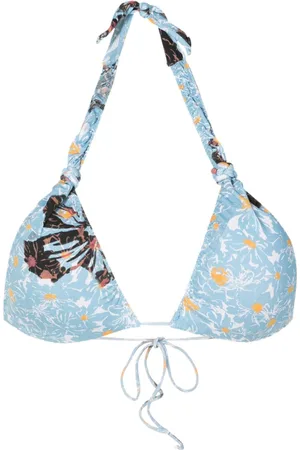 CLUBE BOSSA Top bikini Rings a fiori