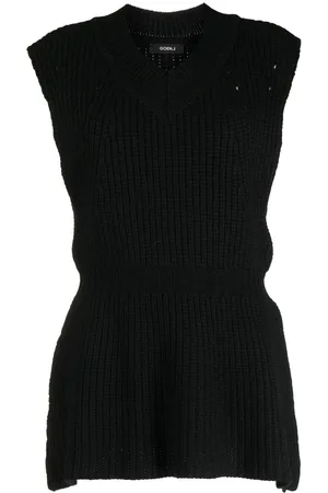 GOEN.J Gilet con spacco laterale
