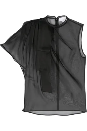 GENNY Blusa semi trasparente