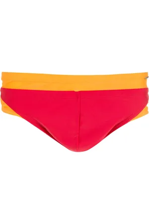 AMIR SLAMA Costume da bagno con design color-block