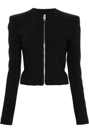 The Attico Giacca crop con zip