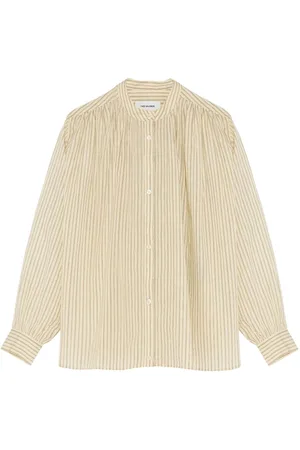 YVES SALOMON Camicia plissettata