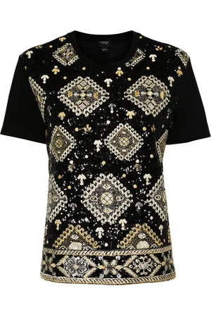 Giambattista Valli T-shirt con paillettes