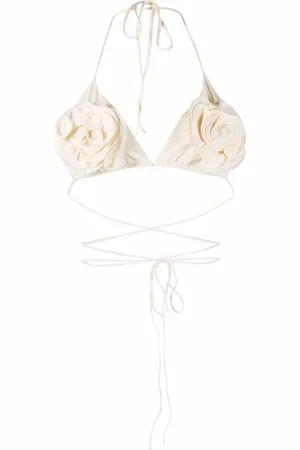 MAGDA BUTRYM Top bikini con applicazione