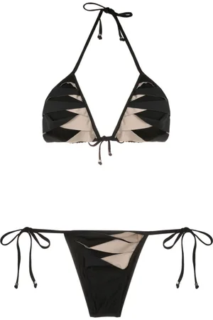 AMIR SLAMA Bikini a triangolo con cut-out