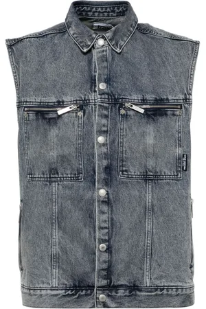 Izzue Giacca denim smanicata