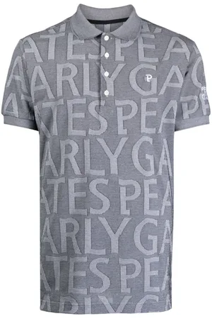 PEARLY GATES Polo con effetto jacquard