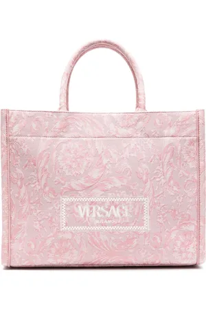 VERSACE Borsa tote Athena Barocco con stampa