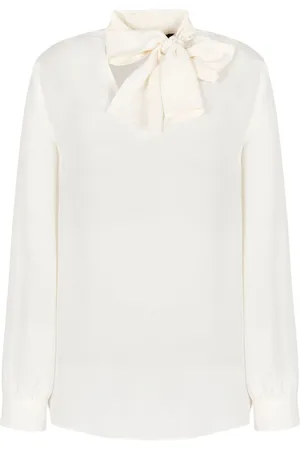 Armani Exchange Blusa con fiocco