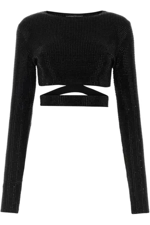 ANDREADAMO Top corto con dettaglio cut-out