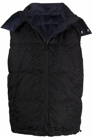 VERSACE Gilet imbottito smanicato