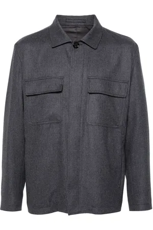 LARDINI Giacca-camicia con tasche
