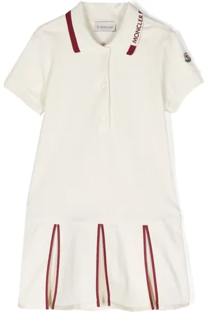 Moncler Abito stile polo con gonna svasata