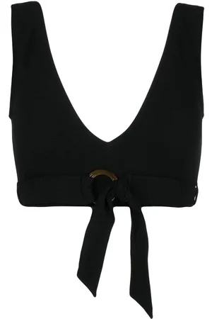 Duskii Top bikini a coste con scollo a V