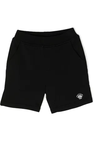 MOSTLY HEARD RARELY SEEN Shorts sportivi mini con ricamo Skull
