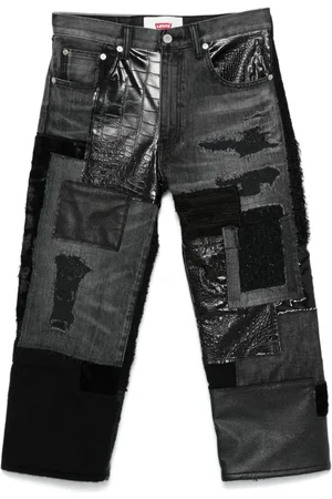 JUNYA WATANABE Jeans con design patchwork x Levi