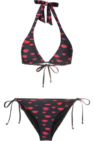 AMIR SLAMA Set bikini con stampa