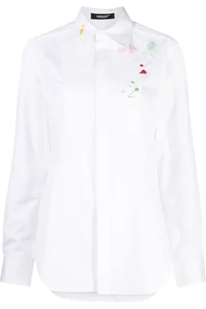 UNDERCOVER Camicia con ricamo a fiori