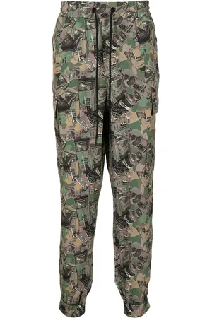 Iceberg Pantaloni sportivi con stampa camouflage