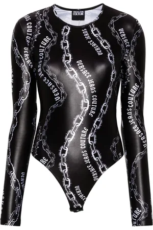 VERSACE Body con stampa Chain Couture