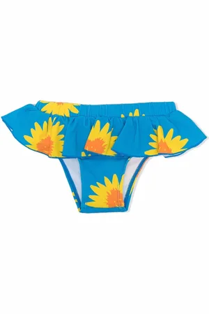 Stella McCartney Slip bikini con stampa Sunflower