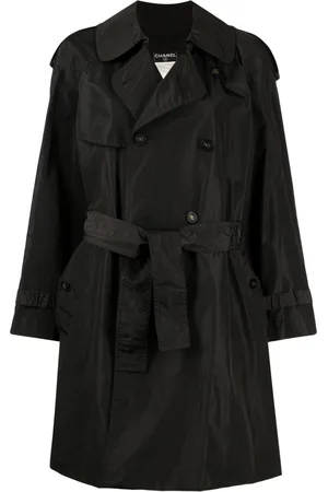 CHANEL Trench doppiopetto CC anni 