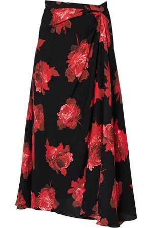 Erdem Gonna midi drappeggiata