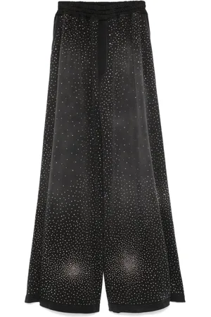 GIUSEPPE DI MORABITO Pantaloni a palazzo con strass