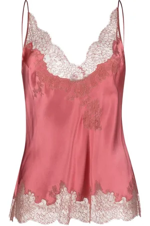 CARINE GILSON Top con dettagli in pizzo