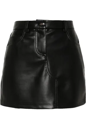 SEMICOUTURE Minigonna in finta pelle