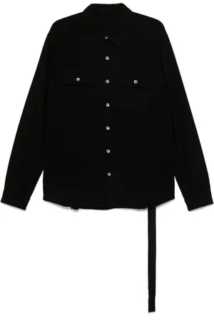 Rick Owens Giacca-camicia in cotone biologico