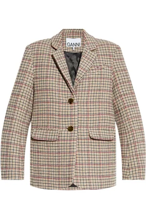 Ganni Blazer a quadri