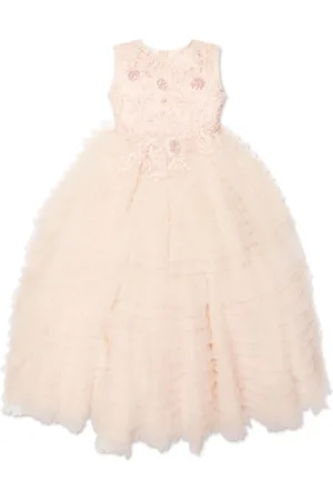 Maison Ava Abito in tulle Coralie con ricamo